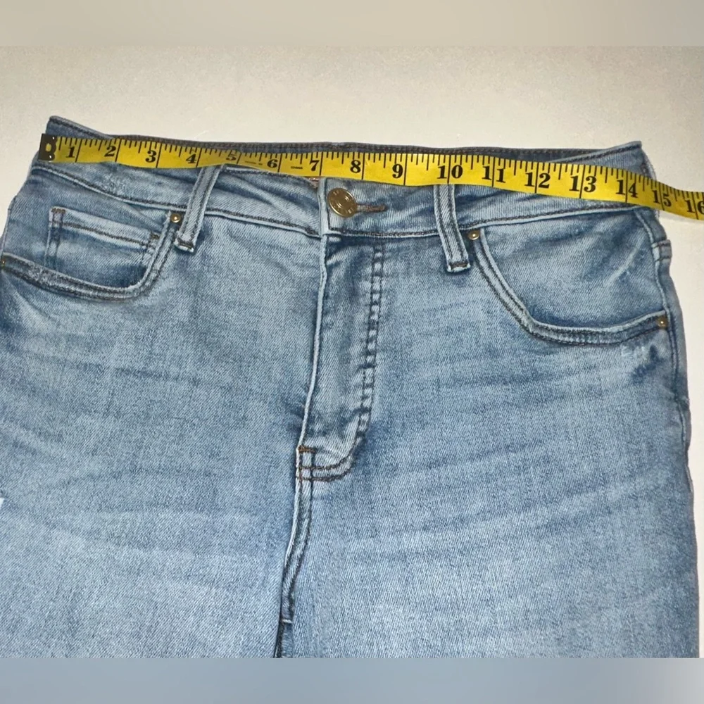 Kut From The Kloth Reese Ankle Straight Leg‎ Denim Raw Hem Jeans Women’s Size 4